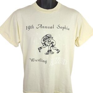 Sophia Wrestling Blizzard T Shirt Vintage 90s 19th Annual Made In USA Medium